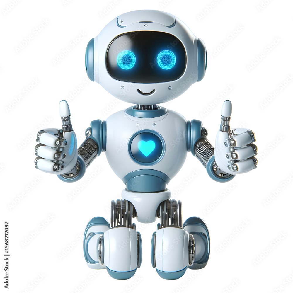 Cutout Robot on transparent background Cutout Robot on transparent background
