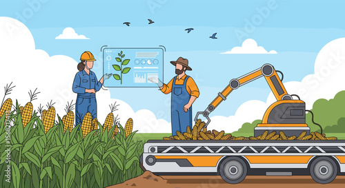 Precision Agriculture Technology Enhancing Crop Yields With Robotic Harvesting Innovation