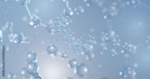 Wallpaper Mural Igermetostat rotating 3D model of investigational drug, seamless looped video
 Torontodigital.ca