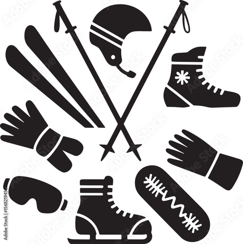 Skiing Snowboarding Winter Sport Gear