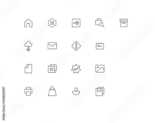 daily use necessary icons