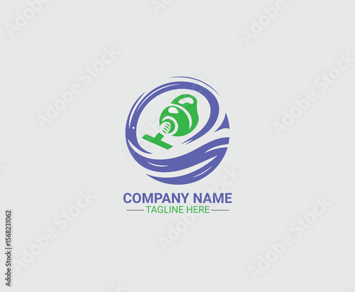 Cleaning Service Business logo Vector Template, Washing or cleaning home logo design