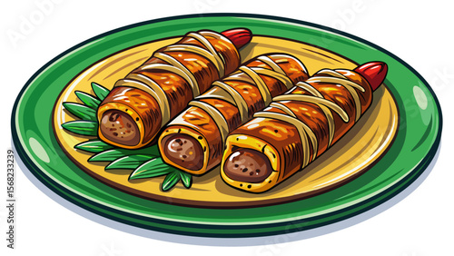 Sheftalia from Cyprus, grilled over charcoal, show sausage-shaped minced meat wrapped in caul fat, browned with crispy edges and a savory aroma.