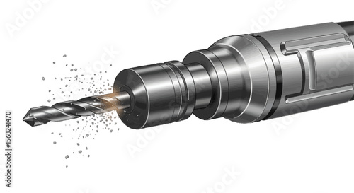 black and white drill bits