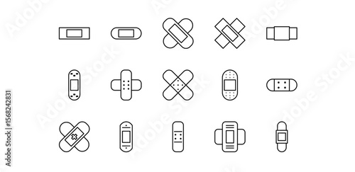bandage pack icon illustration