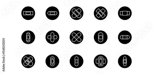 bandage pack icon illustration