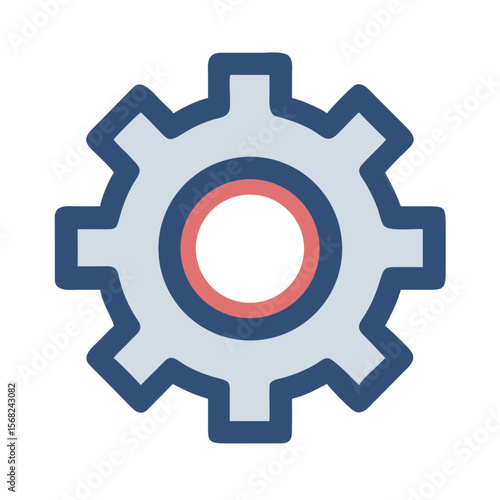 gear icon vector illustration