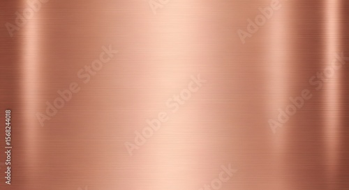 Copper Metal Surface with Brushed Texture in Warm Rose Gold Tones
