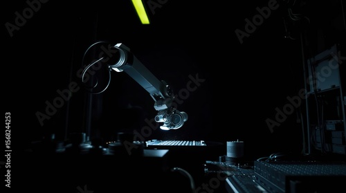 Robotic arm assembles components slowly
