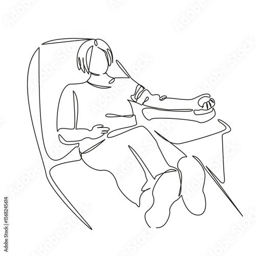 One continuous single drawing line art flat doodle hospital, patient, blood, woman, blood donation, medicine. Isolated image hand draw contour on a white background, hand drawn, not AI