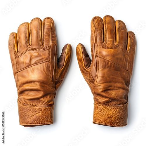 pair of leather gloves
