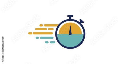Stopwatch icon representing speed and efficiency