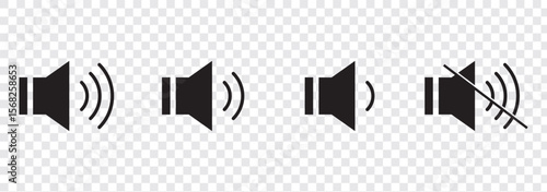 Speaker Volume Symbol Icon Vector Design Illustration