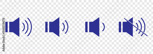 Speaker Volume Symbol Icon Vector Design Illustration