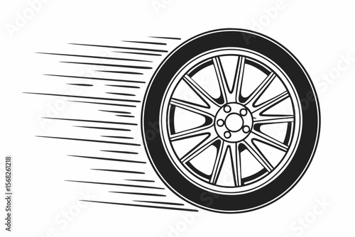 wheel of the car