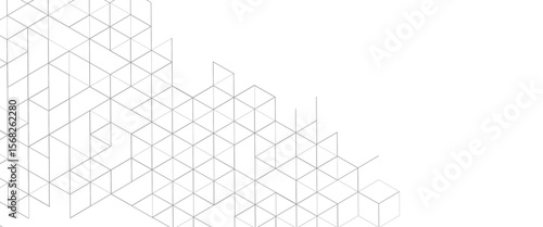 Vector abstract futuristic triangles technology elements design