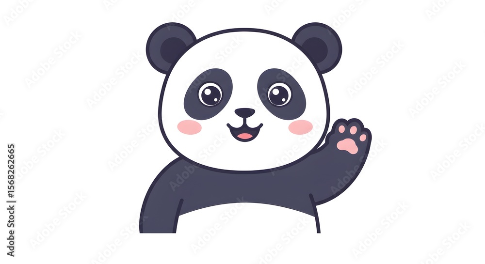 Fototapeta premium Cute Panda