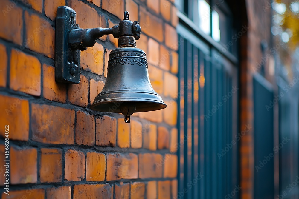 Obraz premium old bell on the wall