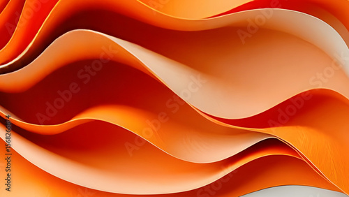 Wavy background in warm colors