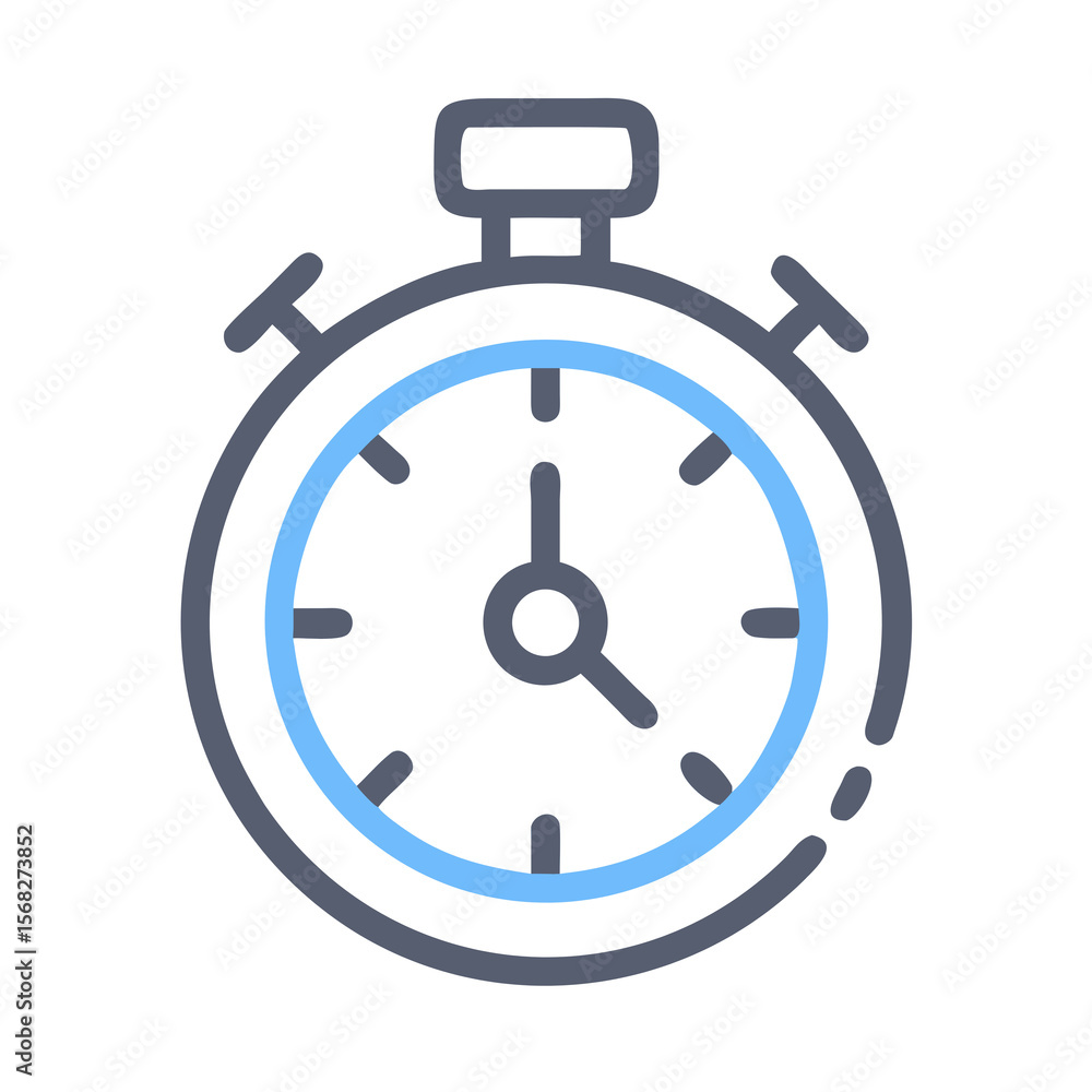 blue alarm clock icon blue alarm clock icon