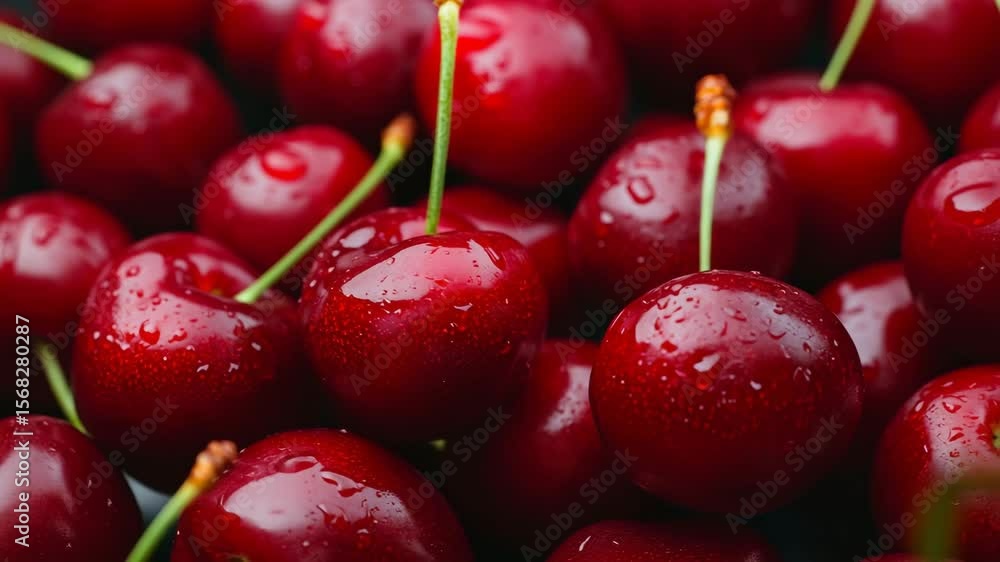 cherries on a table, red cherries on a branch, fresh plums, apple cherries on a table, red cherries on a branch, fresh plums, apple