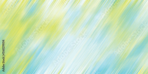 Artistic watercolor effect capturing brushstrokes of yellow green and blue hues blended seamlessly creating a soft textured design
