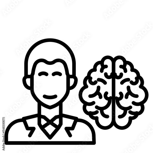 Brain specialist icon
