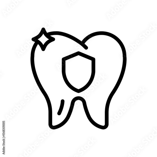 Teeth protection icon