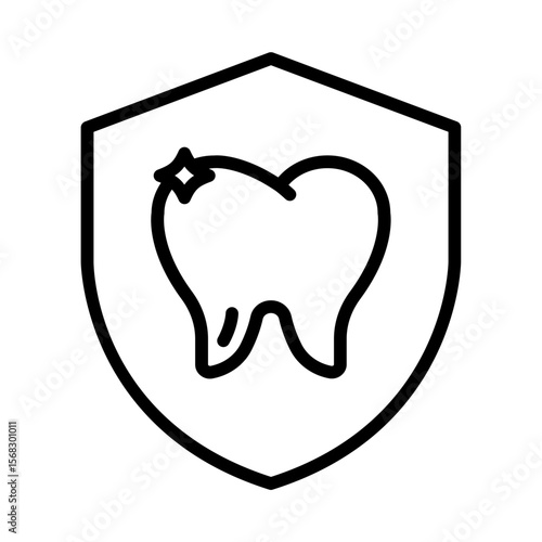 Teeth protection icon