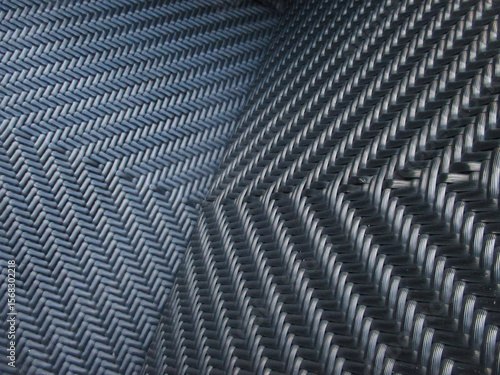 Wallpaper Mural Black woven chair texture details. minimalist home interior. Torontodigital.ca