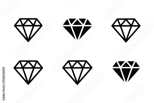 Set of diamond