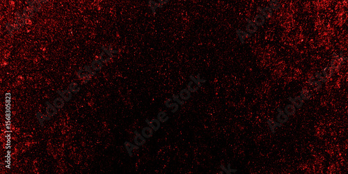 Dark red and black grunge marble with dust texture wall for decoration. distressed holiday paper background. red gritty cracked pavement with faded and stained look. red old vintage wall texture.