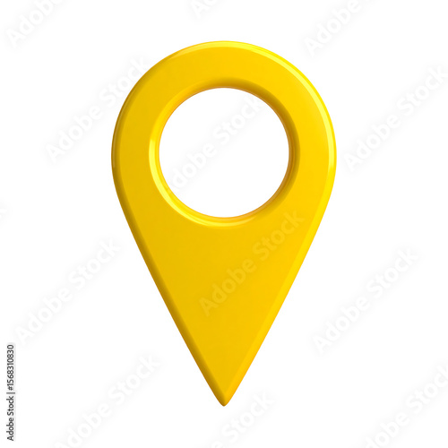 Pastel Yellow 3D Address Pin Icon with Inner Hollow Circle Stylized Map Indicator on Transparent Free Download Pastel Yellow 3D Address Pin Icon with Inner Hollow Circle Stylized Map Indicator on Transparent - GFXLoad