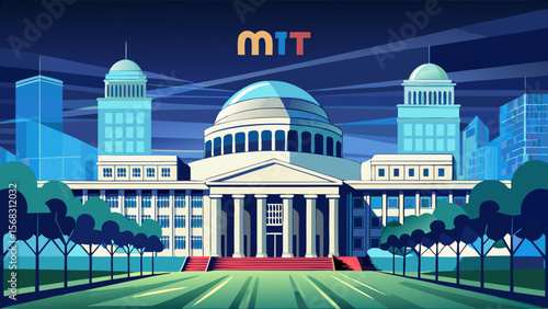 MIT (Massachusetts Institute of Technology) blends modern minimalism with classical domes, where clean lines and reflective glass showcase cutting-edge innovation.