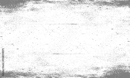 Grainy grunge photo filter background. Black particles, fibers and flecks wallpaper. Vintage rough dirt dotted overlay. Vector sandy gritty template.