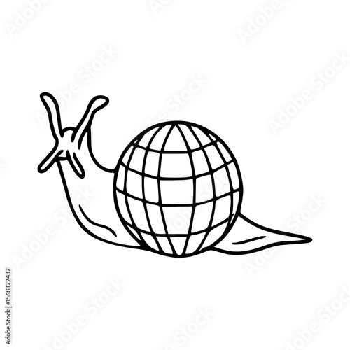 slow internet concept graphic