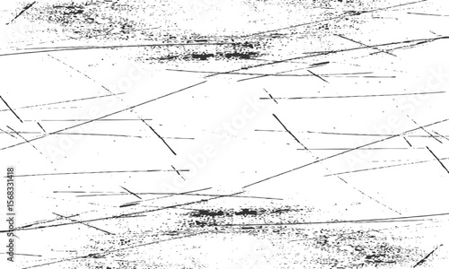 Grainy grunge photo filter background. Black particles, fibers and flecks wallpaper. Vintage rough dirt dotted overlay. Vector sandy gritty template.