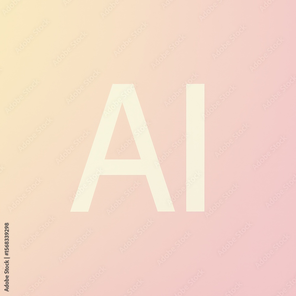 A minimalistic representation of AI in a gradient background. The letters AI are simply and cleanly placed at the image's centre with a smooth gradient backdrop to add extra visual intrigue. A minimalistic representation of AI in a gradient background. The letters AI are simply and cleanly placed at the image's centre with a smooth gradient backdrop to add extra visual intrigue.