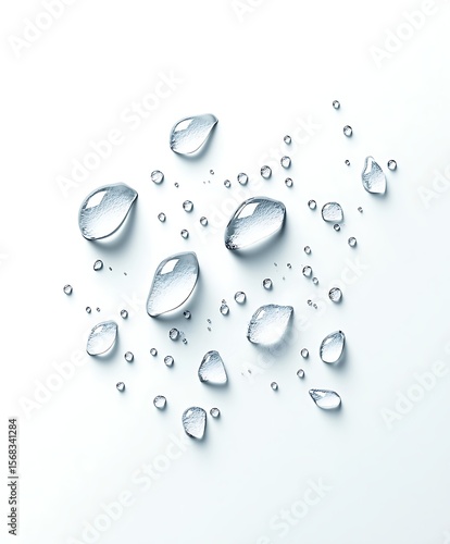 water drops on glass
