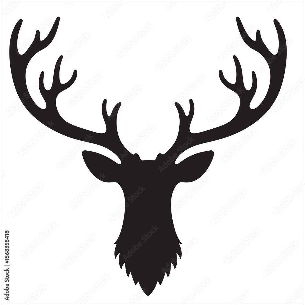 Naklejka premium Deer Antlers