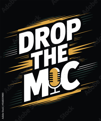 Drop the Mic Graphic Design