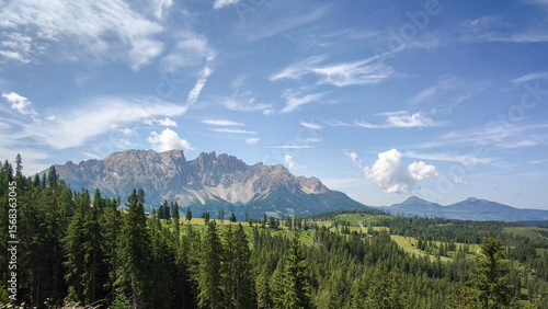 Dolomites Mountain Range in Italy