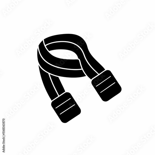 creative details resistance bands icon vector Illustration	