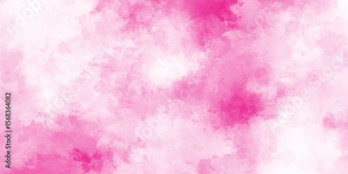 abstract romantic pastel Pink watercolor background, translucent cloudiness in motion on clear background,Soft smeared aquarelle painted magenta watercolor canvas for splash design, soft cloud grunge.