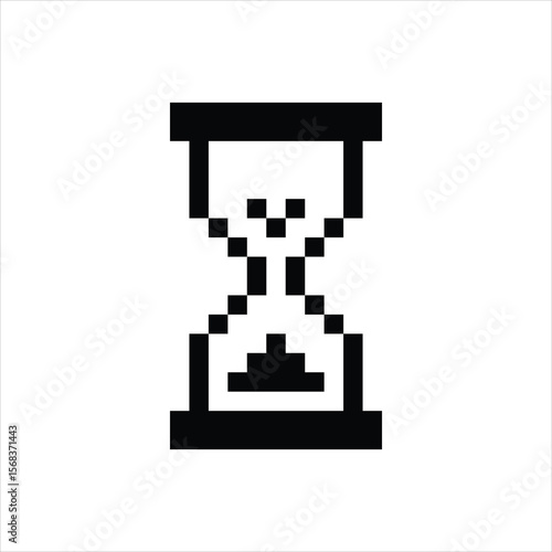 hourglass vector illustration