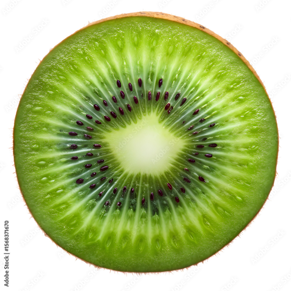 Kiwi Slice Isolated on White Background Kiwi Slice Isolated on White Background