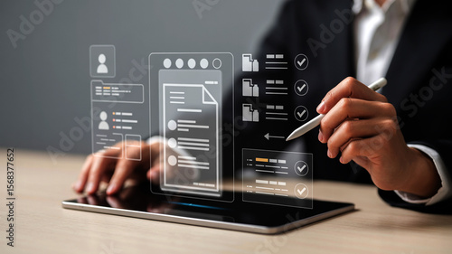 Digital Recruitment Process with HR Tools and 3D Workflow Interface for Talent Evaluation

