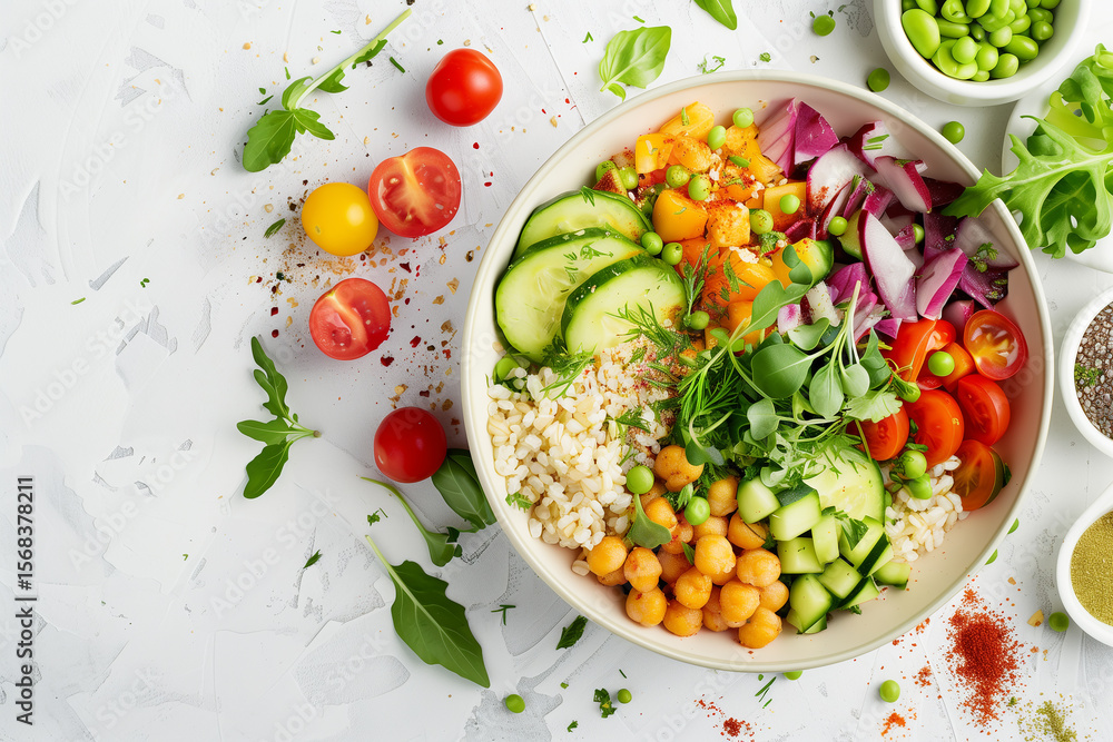 salad with vegetables salad with vegetables