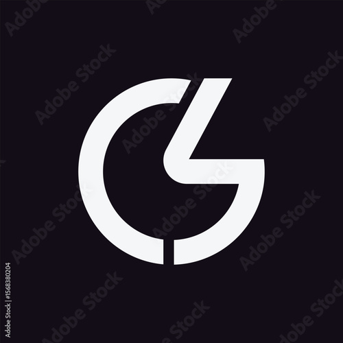Free Download letter Cs or Sc circle shape unique royalty logo - GFXLoad
