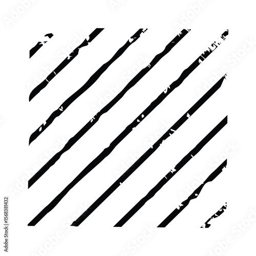 Wallpaper Mural Monochrome retro postage stamp design Torontodigital.ca